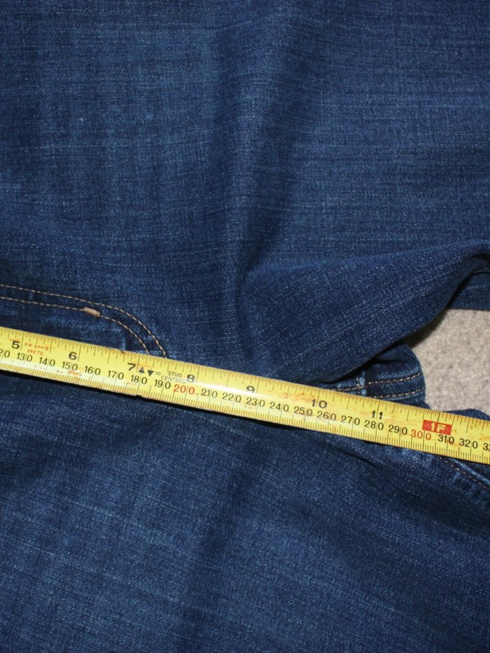Levi's 725 High Rise Bootcut Jeans Women's 31 Dark Wash Stretch - Picture 7 of 9
